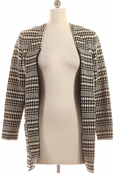 Dámský Kabát Černobílý GERRY WEBER Vel. 38