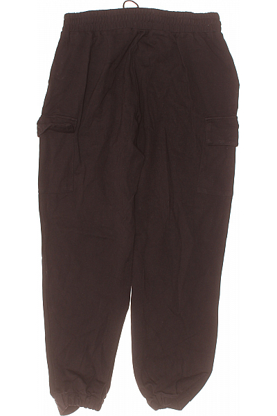 Amisu Dámské Kalhoty Kapsáče Černé Second hand Vel. 38