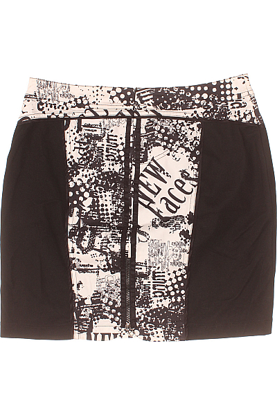 Balonová  Sukně Černobílá Biba Second hand Vel. 40