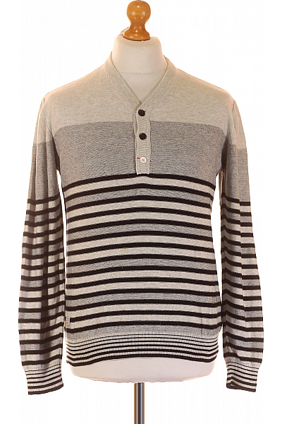 Pánský Pulovr Šedý Vel. S