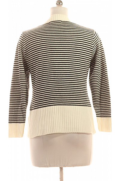 Dámský Pulovr Černobílý Vel. M