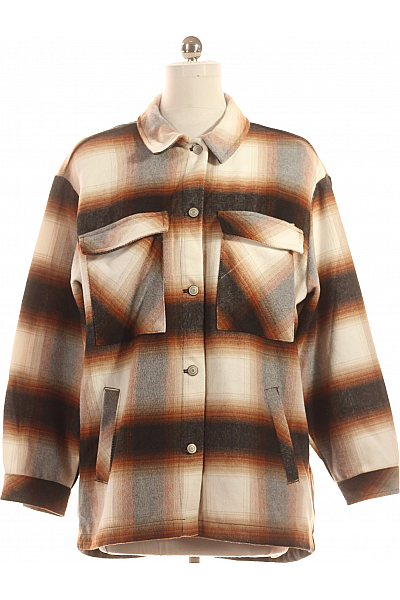 Dámský Kabát Hnědý Takko Vel. 42