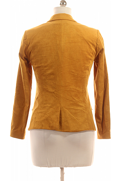 Teplé Dámské Sako Oranžové Amisu Vel. 38