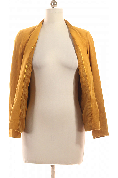 Teplé Dámské Sako Oranžové Amisu Vel. 38