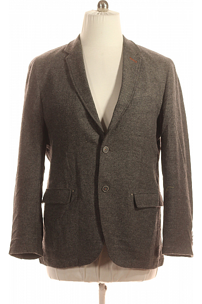 Společenské Pánské Sako Šedé Vel. 52