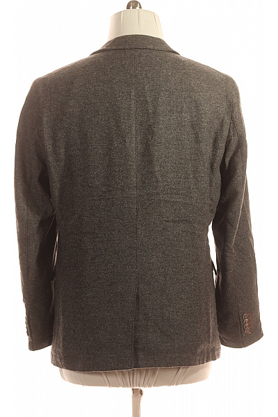 Společenské Pánské Sako Šedé Vel. 52