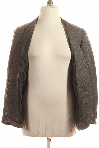 Společenské Pánské Sako Šedé Vel. 52