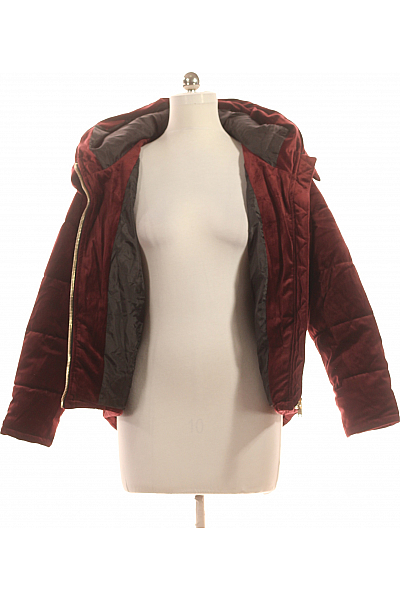 Prošívaná Dámská Bunda Vínová ONLY Second hand Vel. M