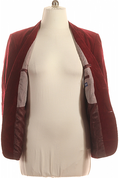 Pánské Sako Vínová Second hand Vel. 48