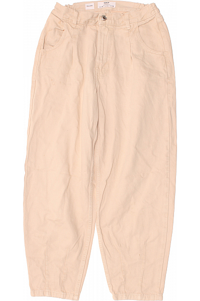 Bootcut Dámské Džíny Béžové Bershka Vel. 36