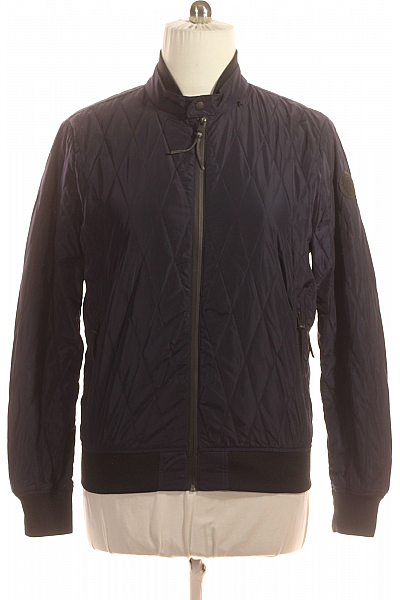 REPLAY Pánská Přechodné Bundy Modrá