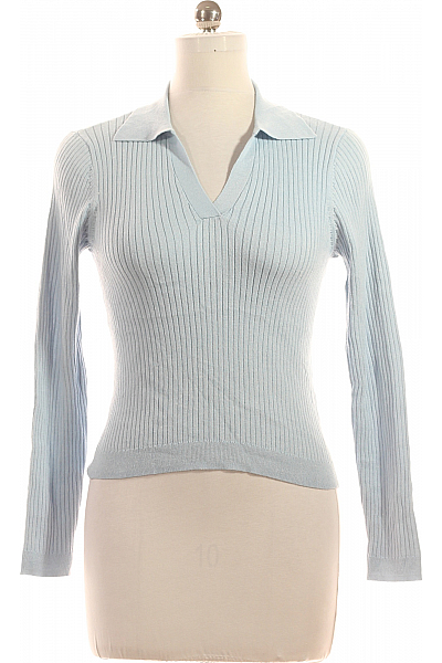 ONLY  Halenka Pletená Modrá Second hand Vel. M