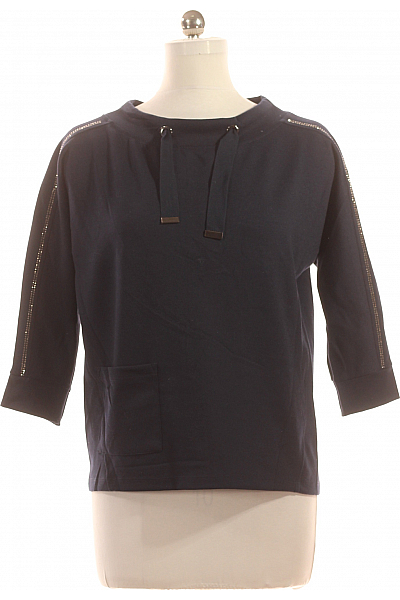 Jednoduché Dámské Tričko Modré Canda Vel. S