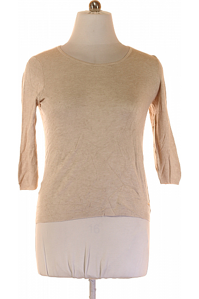 MANGO  Halenka Pletená Béžová Vel.  L