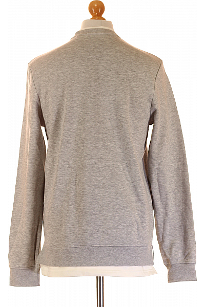 Canda Pánská Mikina Bez Zapínání Šedá Vel. S