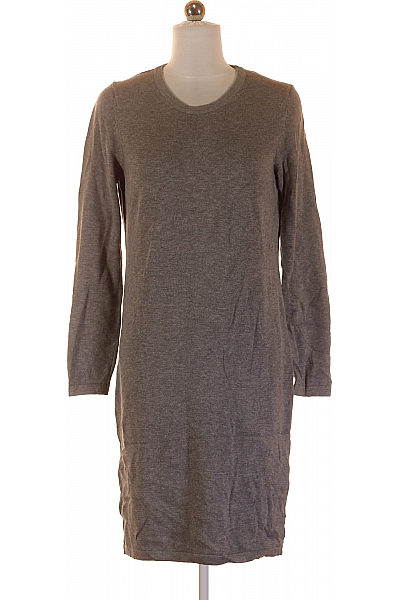  Šaty Pletené Šedé Esprit