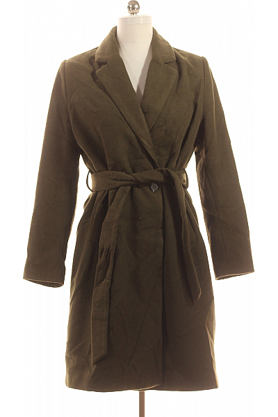 Krátký Dámský Kabát Zelený Vel. 42