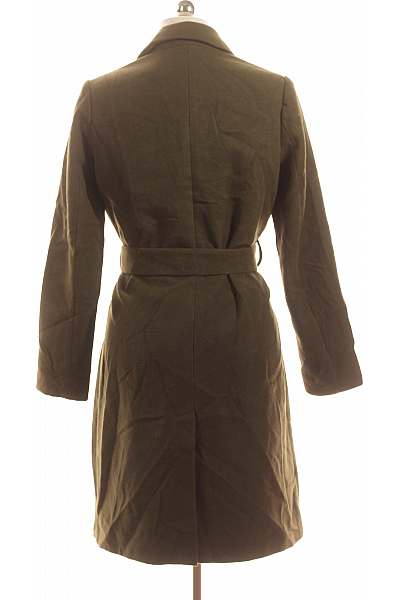 Krátký Dámský Kabát Zelený Vel. 42