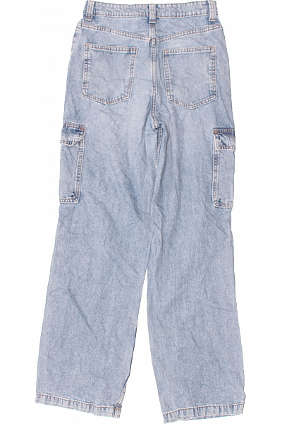Bootcut Dámské Džíny Modré Vel. 34