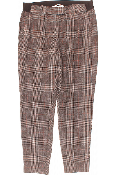 Dámské Kalhoty Rovné Hnědé Vel. 38