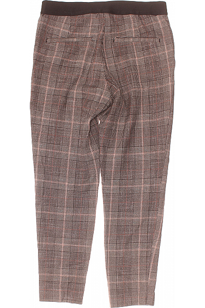 Dámské Kalhoty Rovné Hnědé Vel. 38