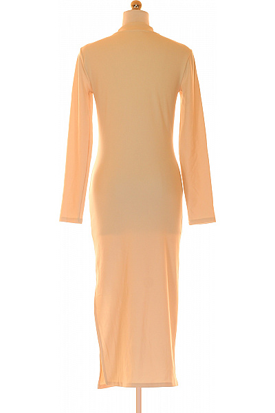 Tričkové  Šaty Béžové STRADIVARIUS Vel.  M