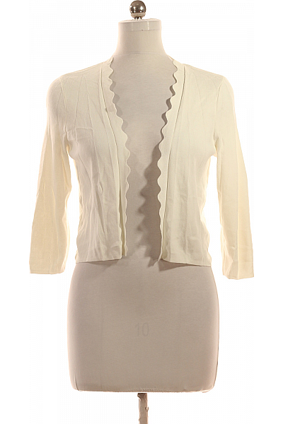 Dámský Cardigan Bílý S.OLIVER Second Hand Vel. 38