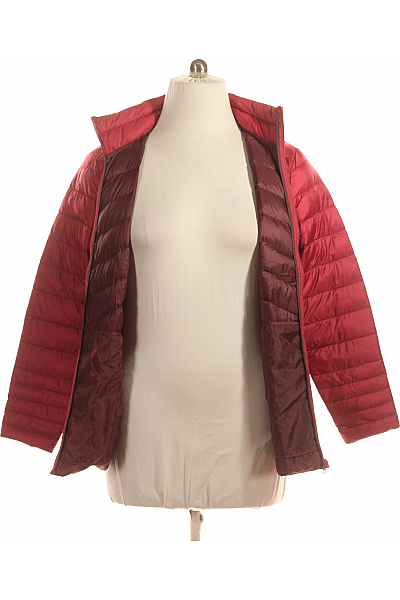 Prošívaná Dámská Bunda Červená Canda Vel.  46