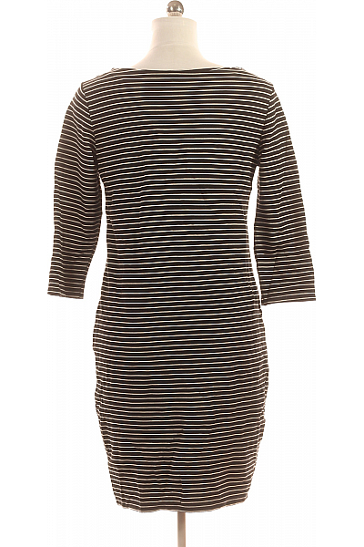 Tričkové  Šaty Černobílé Vel. 42