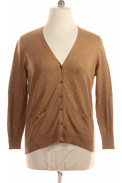 BIANCO Dámský Cardigan Hnědý Vel. 44