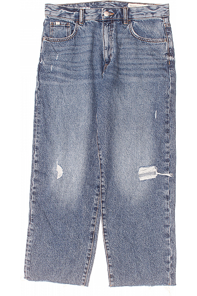Roztrhané Dámské Džíny Modré Esprit Second hand Vel. W31/L26