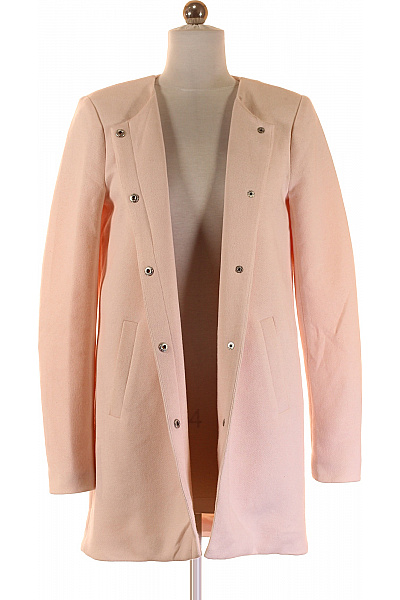 Krátký Dámský Kabát Růžový ONLY Vel. XS