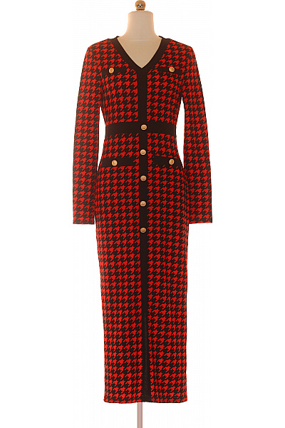 Shein Pouzdrové šaty  Šaty Červené Second hand Vel. M