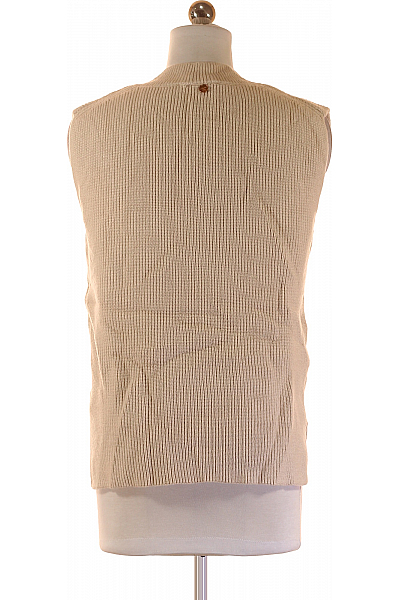 RICH&ROYAL Dámská Vesta Béžová Second hand Vel. XS