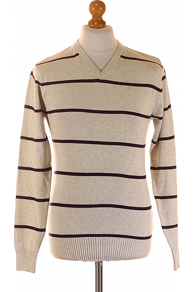 Pánský Svetr Béžový Angelo Litrico Vel. S