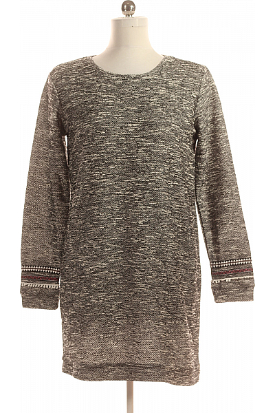  Šaty Pletené Šedé