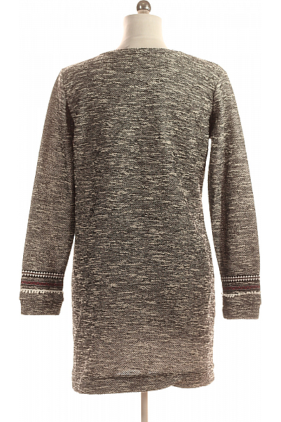  Šaty Pletené Šedé