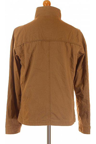 TOM TAILOR Pánská Přechodné Bundy Hnědá Second hand Vel. M