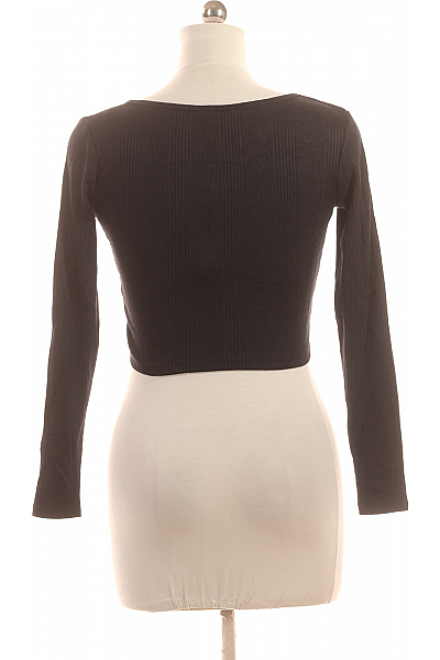 Dámské Top Černý ZARA Second hand Vel. M