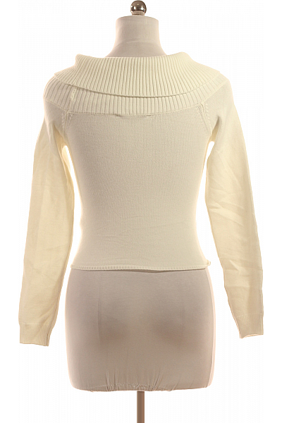 Bershka Dámský Rolák Bílý Vel. M