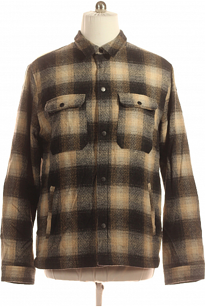 HALLHUBER Pánský Kabát Barevný Vel. XXL