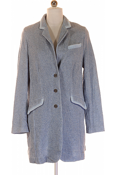 Dámský Kabát Modrý