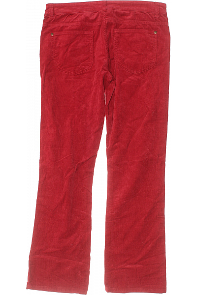 Teplé Dámské Kalhoty Vínová Second hand Vel. 42