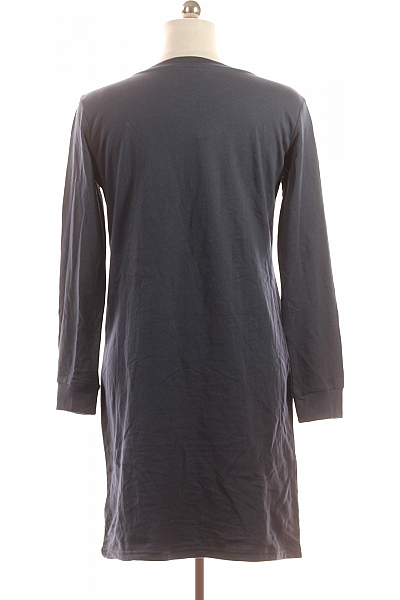  Mikinové Šaty Modré Vel. M