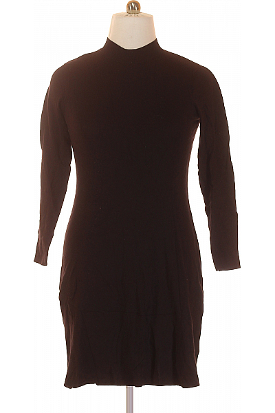  Šaty Pletené Černé Vel. L