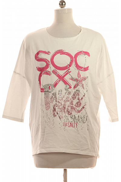 Dámské Tričko S Potiskem Barevné Vel. M/L