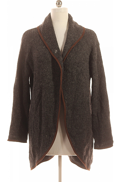 Peruvian Connection Dámský Cardigan Alpacový Šedý Vel. M