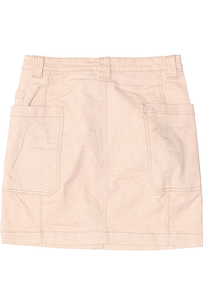 Džínová  Sukně Béžová Weekday Vel. 38