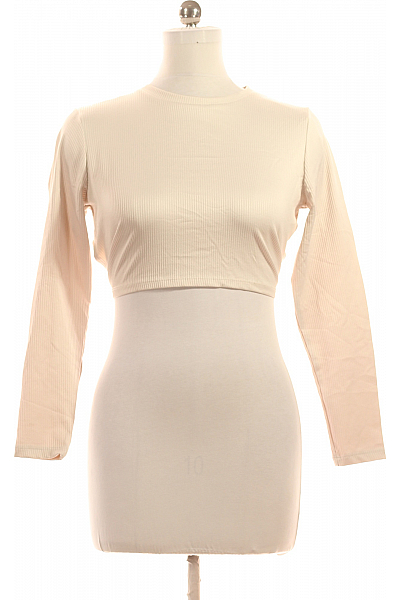 Jednoduché Dámské Tričko Béžové Primark Vel. M