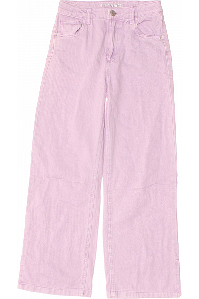 Dívčí Džíny Fialová Second Hand